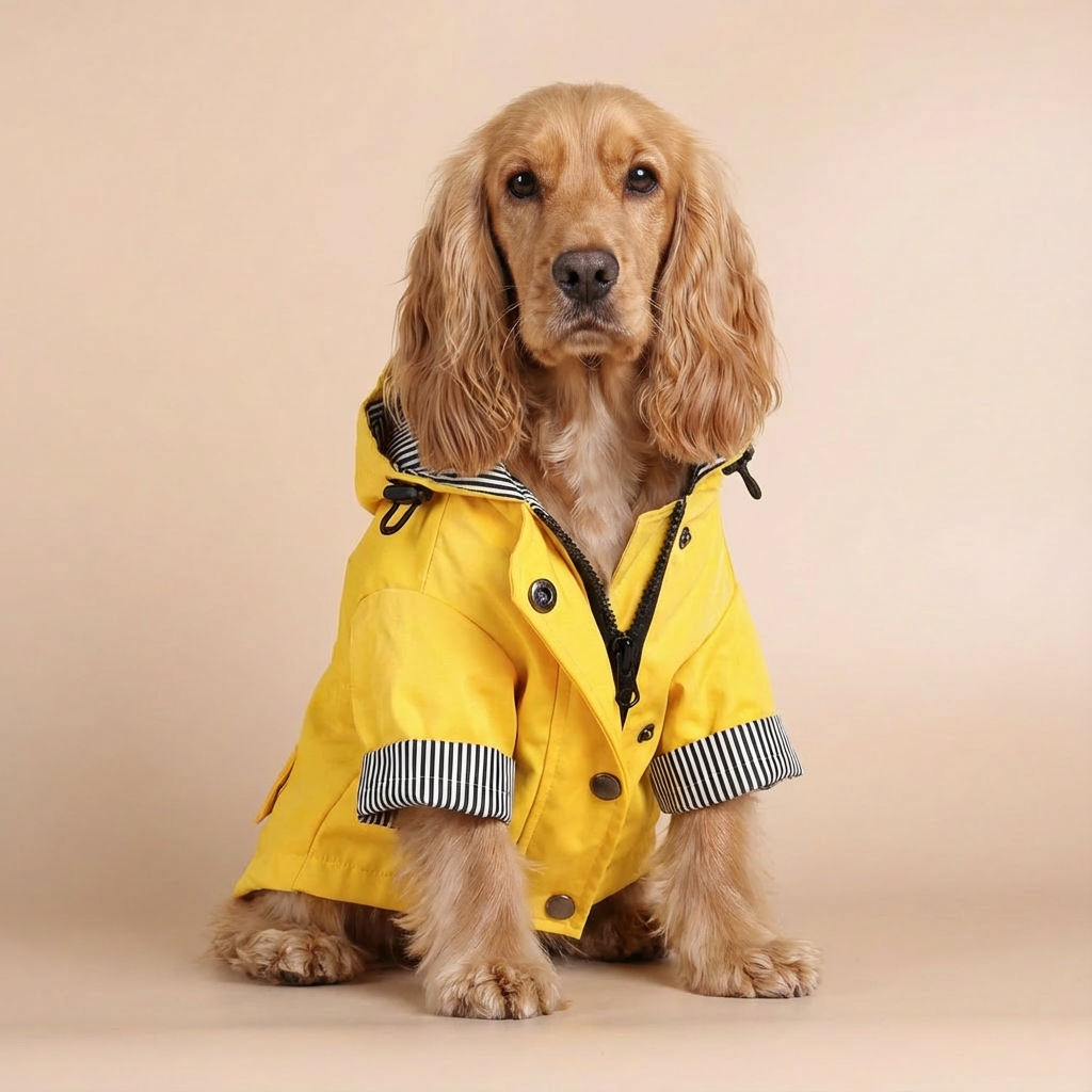 Veste de pluie  – Jaune