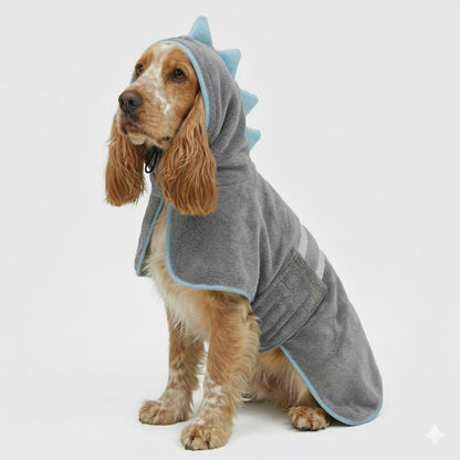 Ensemble Bain Dinosaure Gris